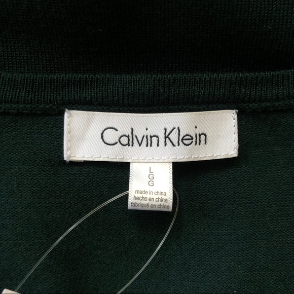 Calvin Klein Mallard Green Sweater - Picture 5 of 8
